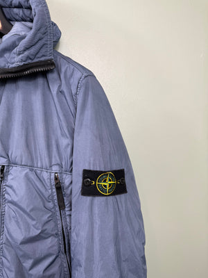 Stone Island Blue Crinkle Reps Jacket