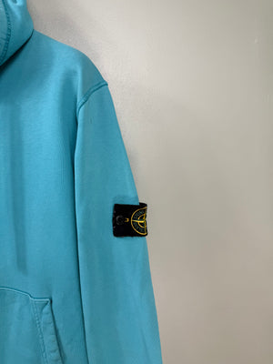 Stone Island Aqua Blue Hoodie