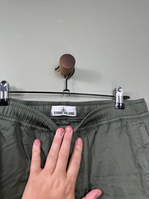 Stone Island Khaki RE-T Cargo Bottoms