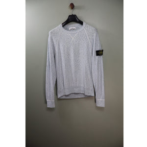 Stone Island Blue Two Tone Jumper