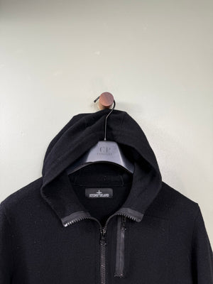 Stone Island Black Shadow Project Knit Zipped Hoodie