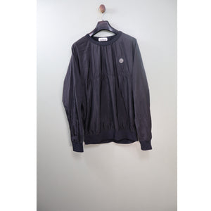 Stone Island Black Nylon Metal Jumper