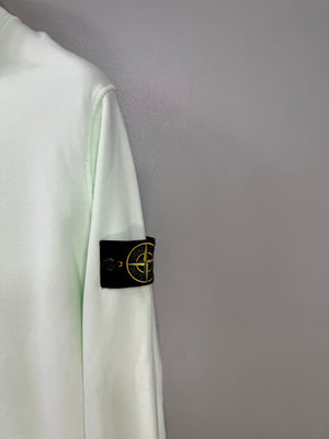Stone Island Pastel Green 1/4 Zip Jumper