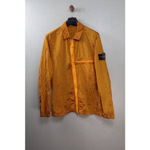 Stone Island Orange Nylon Metal Overshirt