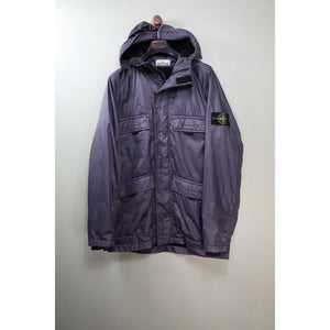 Stone Island Grey Lamy Flock Parka Jacket