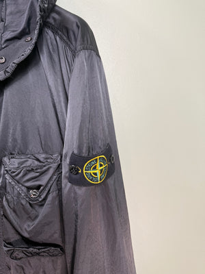 Stone Island Black Nylon Raso Jacket