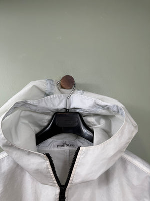 Stone Island White Aggressive Gommato Jacket