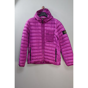 Stone Island Purple Micro Yarn Down Jacket