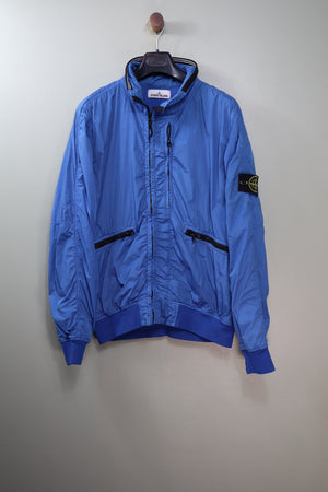 Stone Island Blue Crinkle Reps Jacket