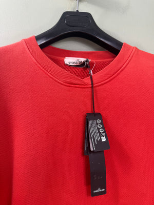 Stone Island Orange Heavy Jumper