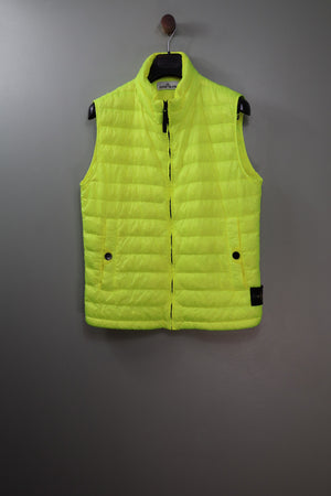 Stone Island Yellow Garment Dyed Down Gilet