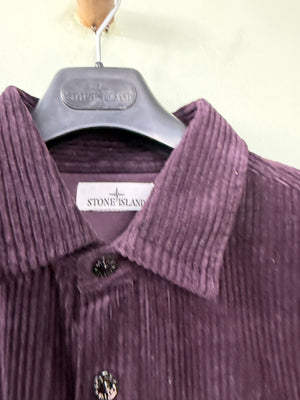Stone Island Midnight Purple Corduroy Overshirt