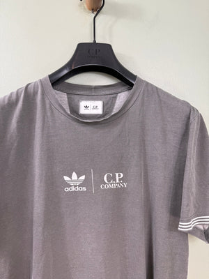 C.P. Company x Adidas Grey T-Shirt