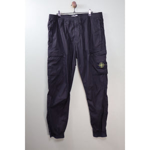 Stone Island Black RE-T Cargo Bottoms