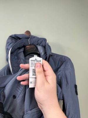 Stone Island Blue Crinkle Reps Jacket