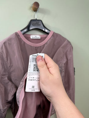 Stone Island Rose Quartz Nylon Metal Jumper