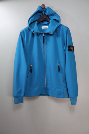 Stone Island Aqua Blue Soft Shell Jacket