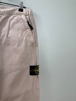 Stone Island Beige RE-T Cargo Bottoms
