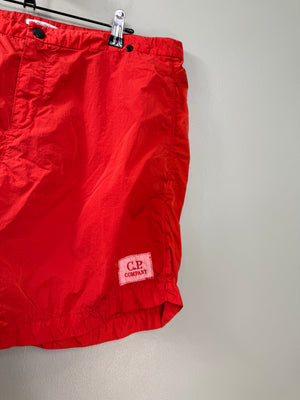 C.P. Company Red Swim Shorts