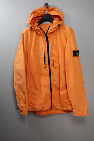 Stone Island Orange Supima Cotton Twill Jacket