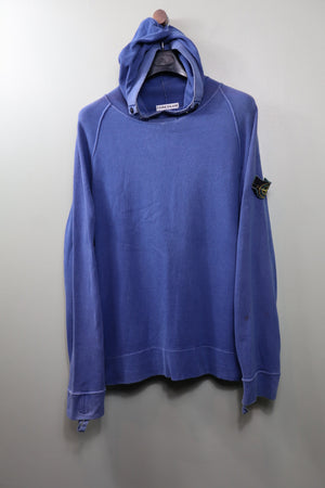 Stone Island Blue Vintage Hoodie