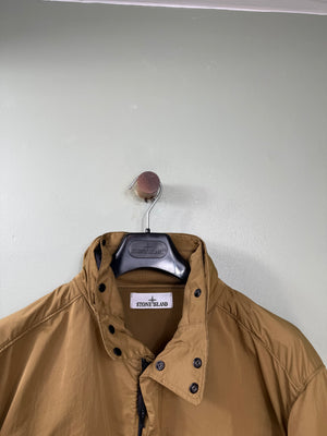 Stone Island Brown Hyper Dense Nylon Raso Jacket