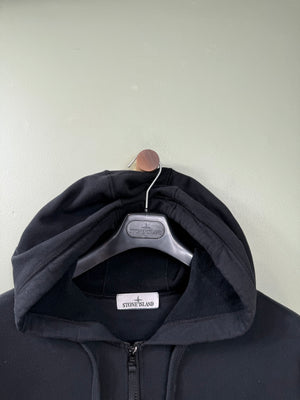 Stone Island Black Zipped Hoodie