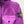 Stone Island Purple Teddy Fleece Zipped Hoodie
