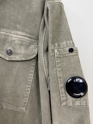 C.P. Company Green Corduroy Overshirt