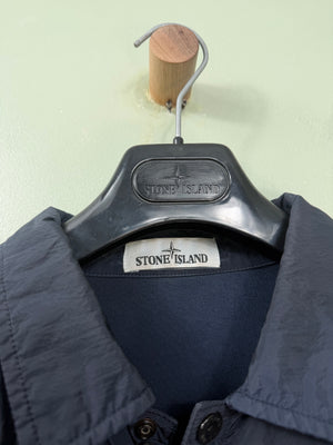 Stone Island Navy Nylon Metal Overshirt