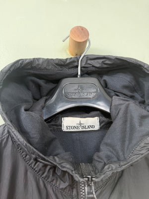 Stone Island Black Crinkle Reps Jacket