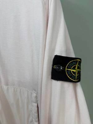 Stone Island Light Pink Comfort Tech Composite Reversible Jacket