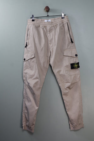 Stone Island Beige Cargo Bottoms