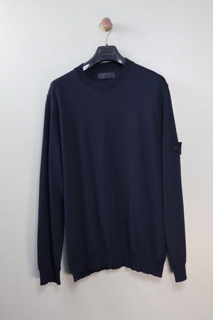 Stone Island Navy Ghost Knit Jumper
