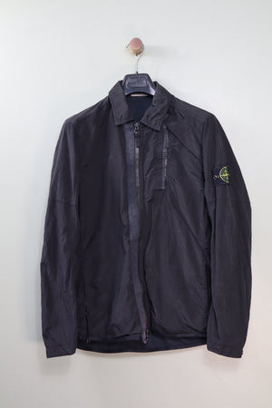 Stone Island Black Nylon Metal Overshirt