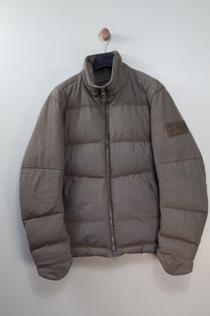 Stone Island Khaki Ghost SW 3L Down Jacket
