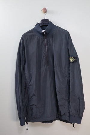 Stone Island Dark Blue Nylon Metal Smock