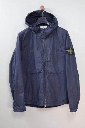Stone Island Blue Nylon Metal Watro Jacket