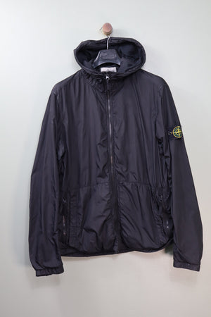 Stone Island Black Crinkle Reps Jacket