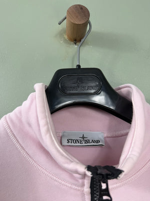 Stone Island Pink 1/4 Zip Jumper