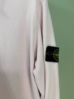 Stone Island Pink 1/4 Zip Jumper