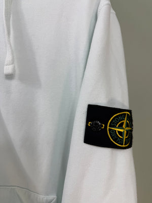 Stone Island Mint Green Zipped Hoodie