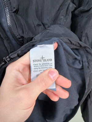 Stone Island Black Nylon Metal Overshirt