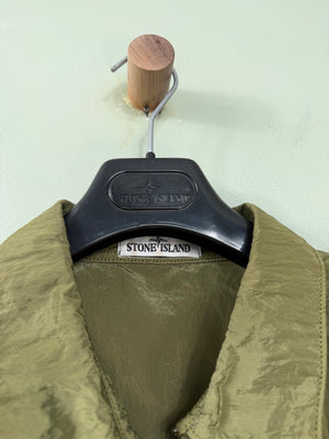 Stone Island Green Nylon Metal Overshirt
