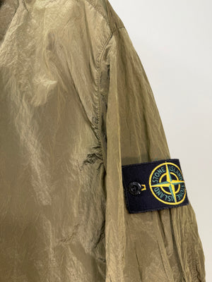Stone Island Green Nylon Metal Overshirt
