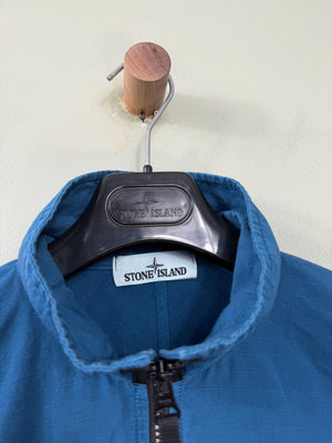 Stone Island Blue 1/4 Zip Smock