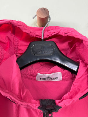 Stone Island Pink Naslan Hooded Overshirt