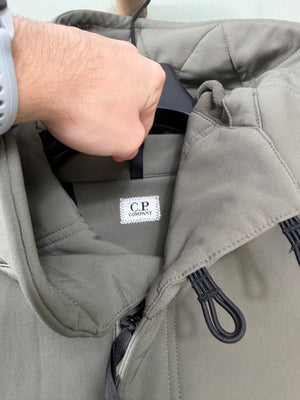 C.P. Company Green Soft Shell Parka Jacket
