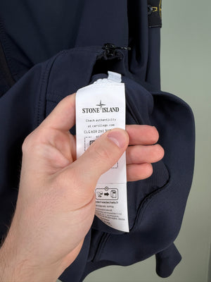 Stone Island Navy Soft Shell Jacket