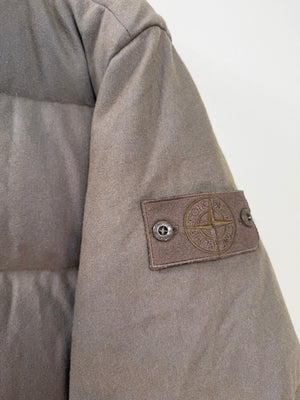 Stone Island Khaki Ghost SW 3L Down Jacket